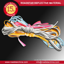 Pure polyester reflective piping for sports suits